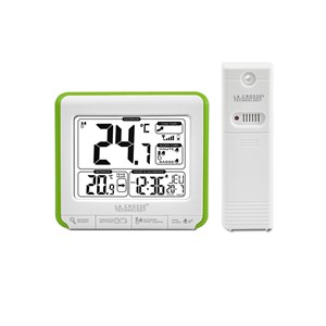 Station de temp. Avec alertes vert