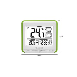 Station de temp. Avec alertes vert
