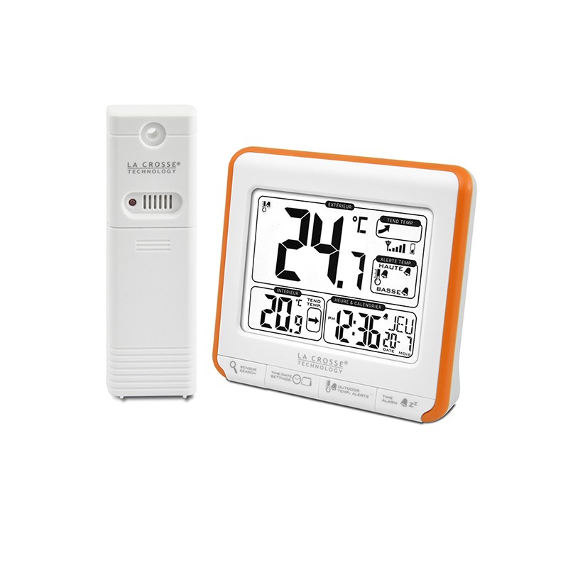 Station de temp. Avec alertes orange