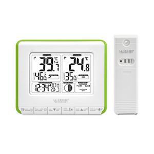 Station de temp, lune, alertes vert