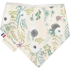 Bavoir bandana flower power