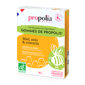 Gommes propolis, miel & anis bio