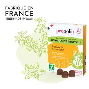 Gommes propolis, miel & anis bio