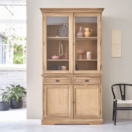 Vaisselier en teck massif 120 cm