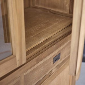 Vaisselier en teck massif 120 cm