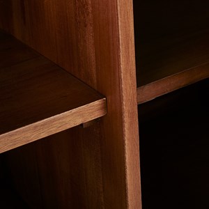 Meuble sous vasque en acajou