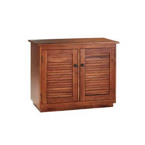 Meuble sous vasque en bois d'acajou