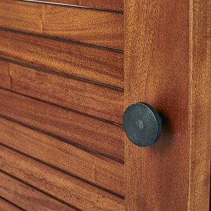 Meuble sous vasque en bois d'acajou