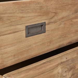 Commode en bois de teck recyclé