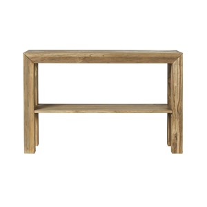 Console en bois teck recyclé fsc mixte