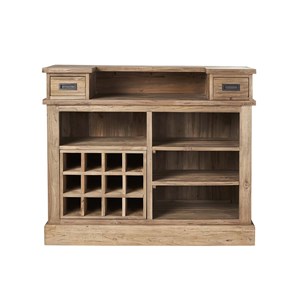 Bar en bois de teck recyclé