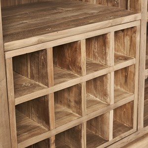 Bar en bois de teck recyclé