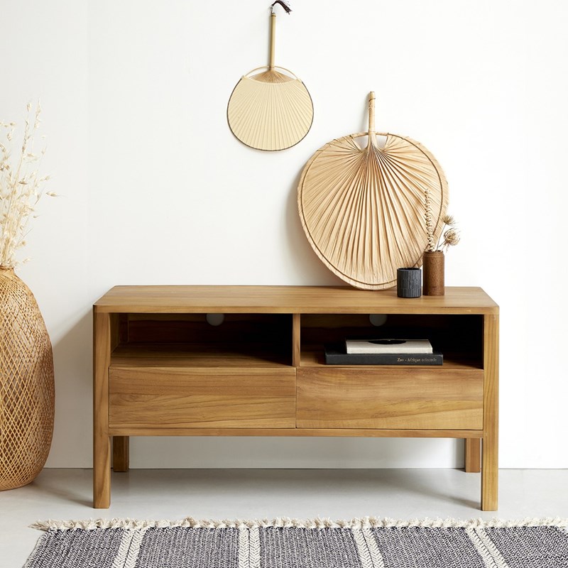 Berah Getah - Meuble tv en bois de teck 100
