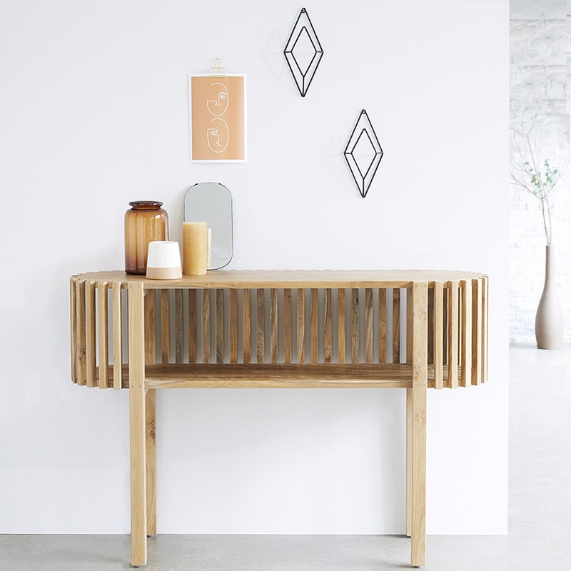 Berah Getah - Console en bois de teck 120