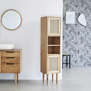 Colonne salle bain mindi cannage