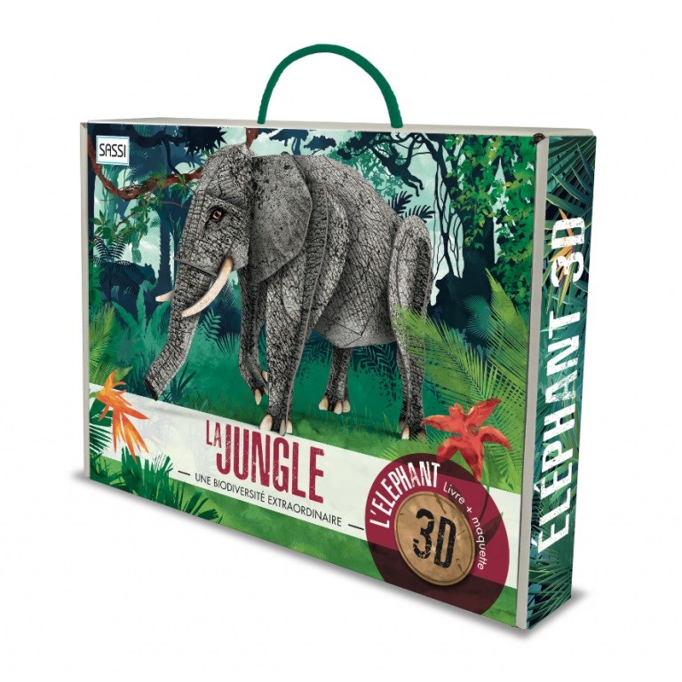 La jungle - l'éléphant 3d