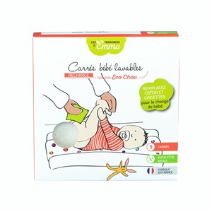 Lot de 5 carrés bébés lavables