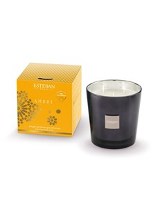 Bougie parfumée 3 mèches 450g - ambre