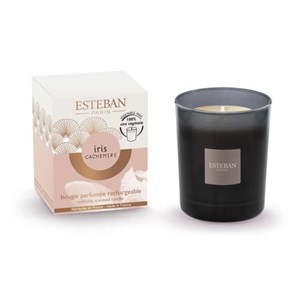 Bougie parfumée initiale iris cachemire