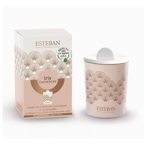 Bougie déco parfumée iris cachemire