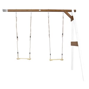 Portique mural 2 balançoire en bois wal