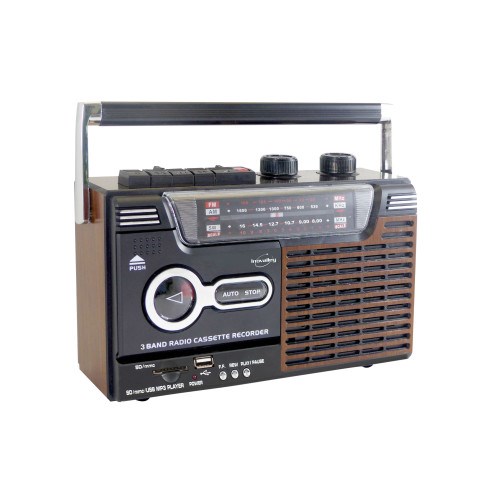 Inovalley - Radio-cassette usb look rétro oldsound