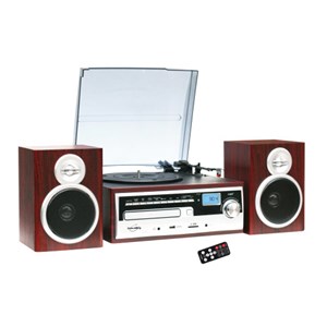 Platine vinyle hifi retro multifonction
