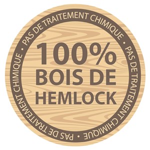 Portique en bois avec balançoire - sièg