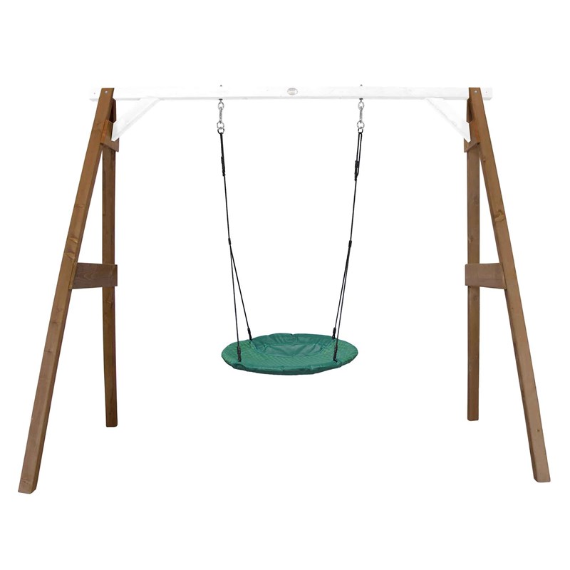 Axi - Portique en bois avec balançoire - sièg