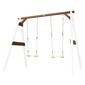 Portique double : 2 balançoires, en boi