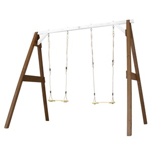 Portique double : 2 balançoires, en boi