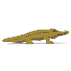 Animaux en bois - crocodile -