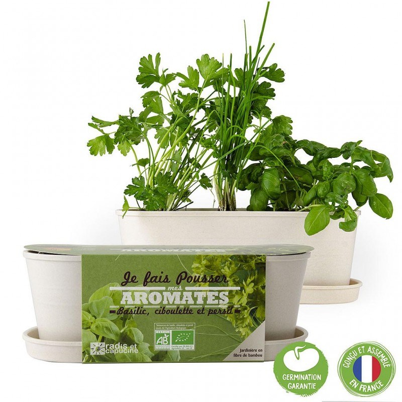 Radis Et Capucine - Jardinière graines aromates bio