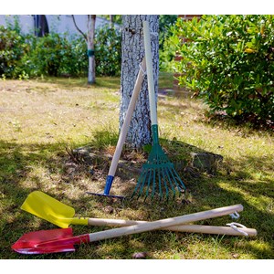 Lot d'outillage de jardin
