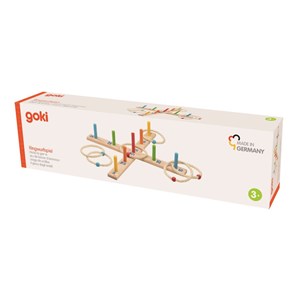 Jeu de lancer d'anneaux coloré