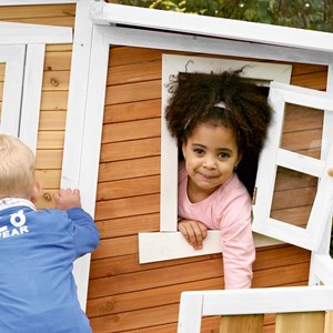 Lisa maisonnette asymétrique en bois br