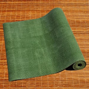 Tapis yoga bio latex jute vert 4mm
