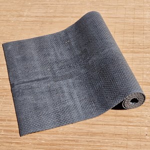 Tapis yoga naturel gomme & jute gris 4mm