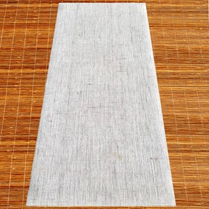 Tapis yoga bio latex et jute blanc 4mm