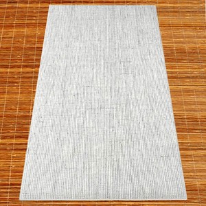 Tapis yoga bio latex et jute blanc 4mm