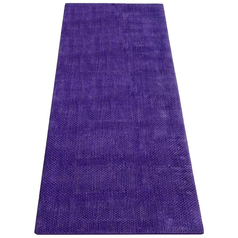 Tapis yoga bio latex-jute violet 4mm