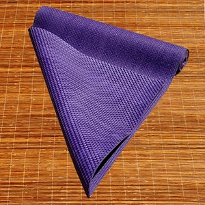 Tapis yoga bio latex-jute violet 4mm