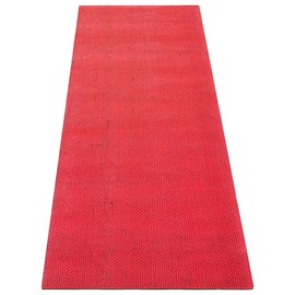 Tapis yoga bio latex-jute corail 4mm
