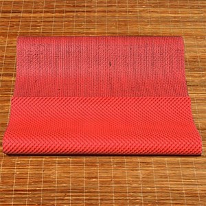 Tapis yoga bio latex-jute corail 4mm