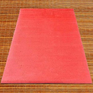 Tapis yoga bio latex-jute corail 4mm