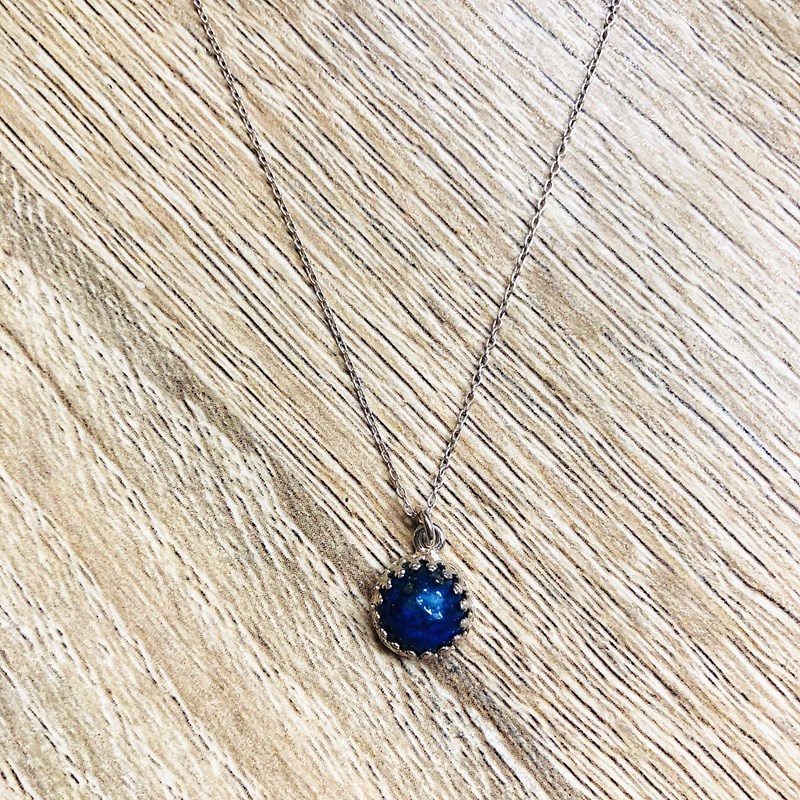 Ysie - Collier margaux lapis lazuli argent