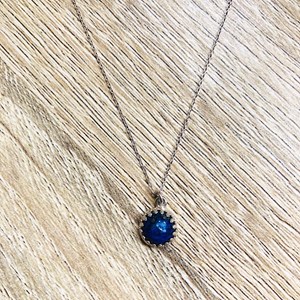 Collier margaux lapis lazuli argent