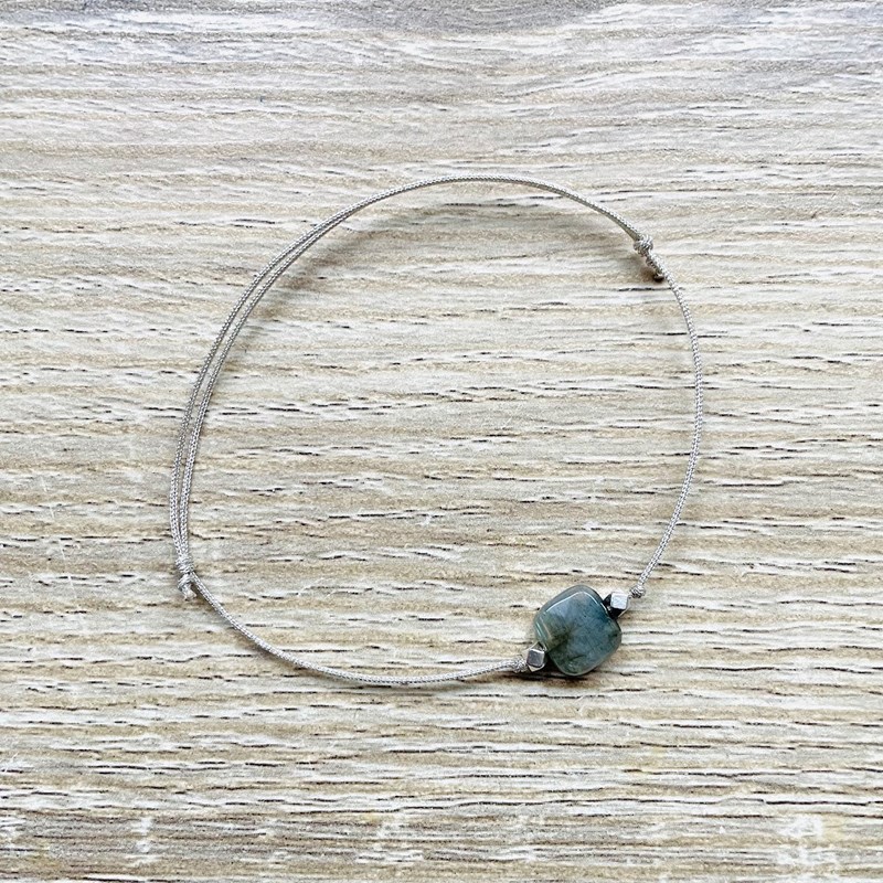 Ysie - Bracelet carrie labradorite argent