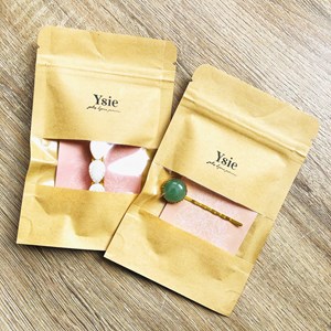 Barrette estelle aventurine verte