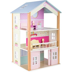 Maison de poupée en bois  pratique et p